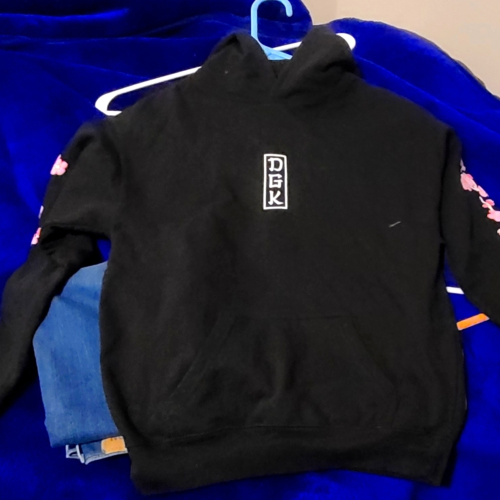 DGK Hoodie Cherry Blossom Sz S Teen Boys